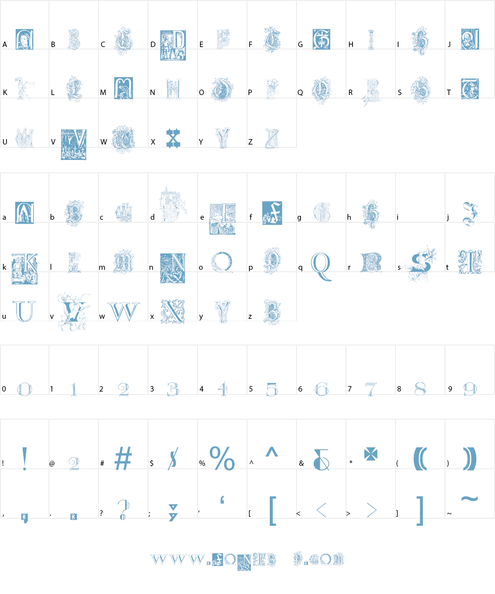 Kidnapped at Old Times Free Fiv Font Character